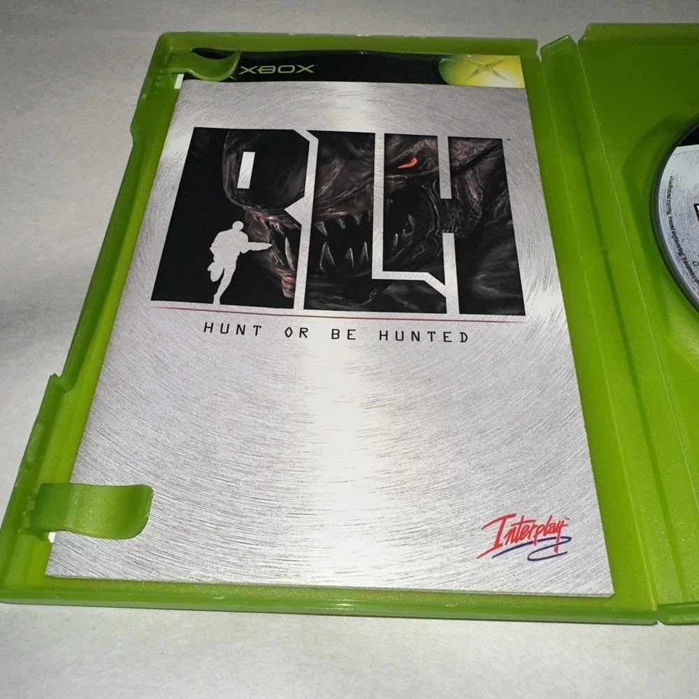 RLH: Run Like Hell Hunt Or Be Hunted (Xbox, 2003) No Soundtrack Disc